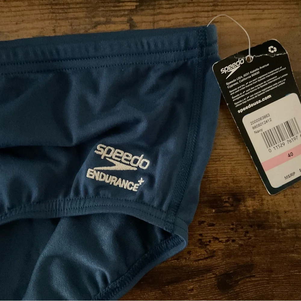 Speedo Navy Swimwear - Picture 2 of 2